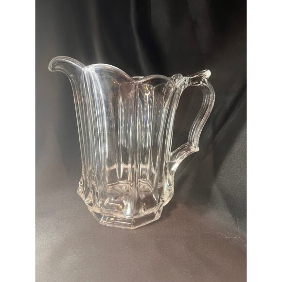 Vintage Glass Water Pitcher - Picture 1 of 8